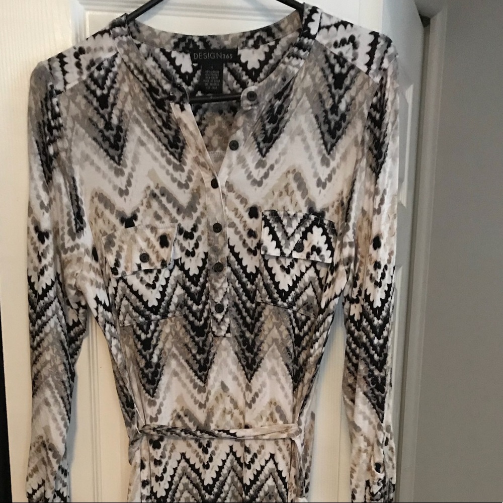 Wrap Dress. Jersey material